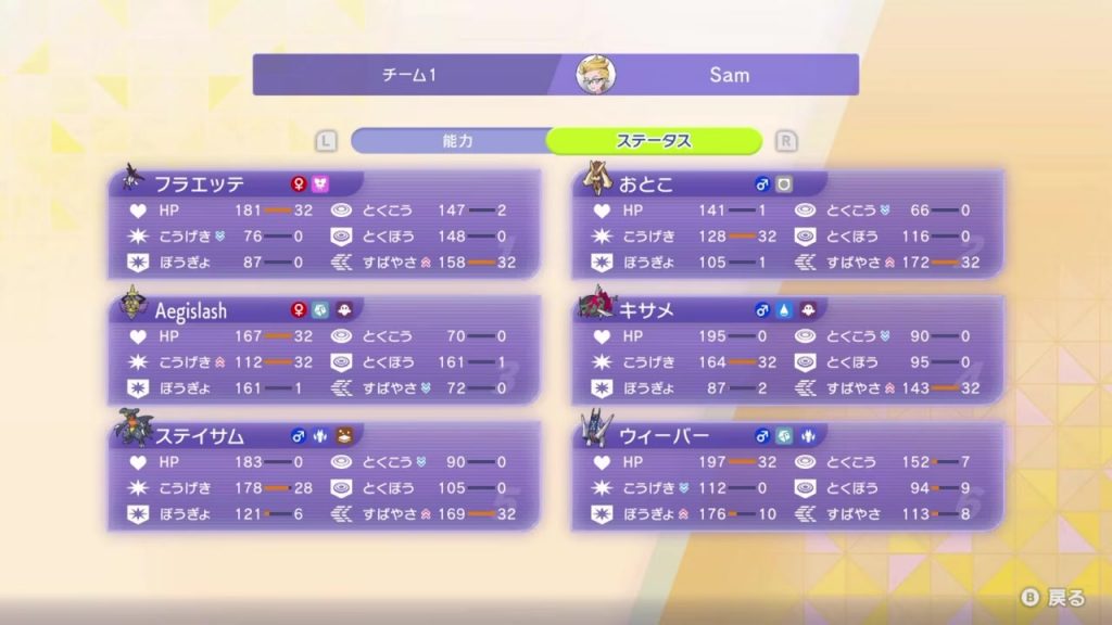 レート2100到達時点の配分
