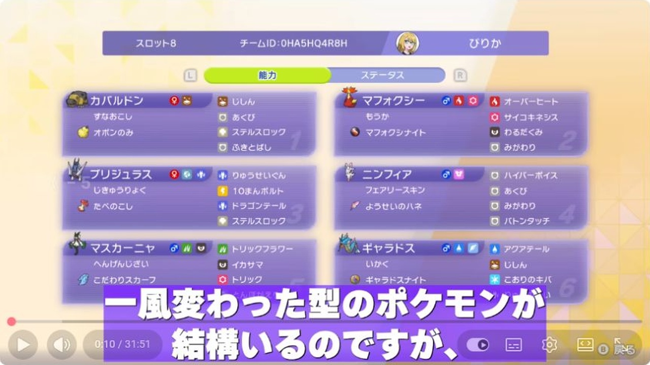 メガギャラドスとメガマフォクシーを使い分けるレート2400構築