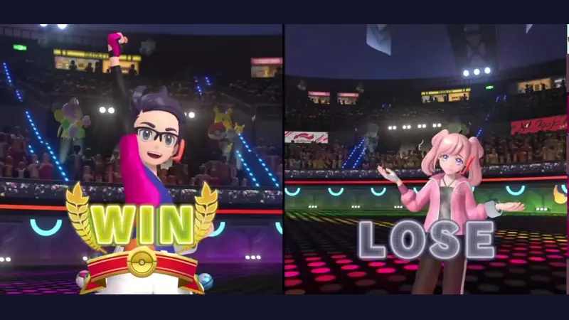 ガブリアス、メガカエンジシ、マスカーニャを選んだ試合の勝利