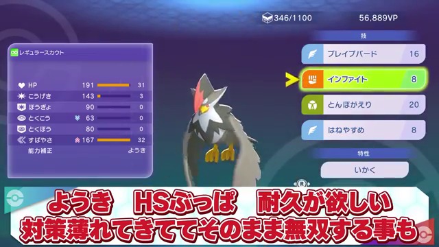 メガムクホークの能力と技構成